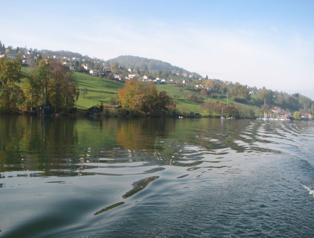 Hallwilersee bei Birrwil im Herbst