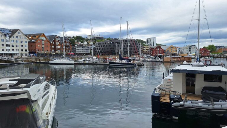 in Tromsø, Hafen