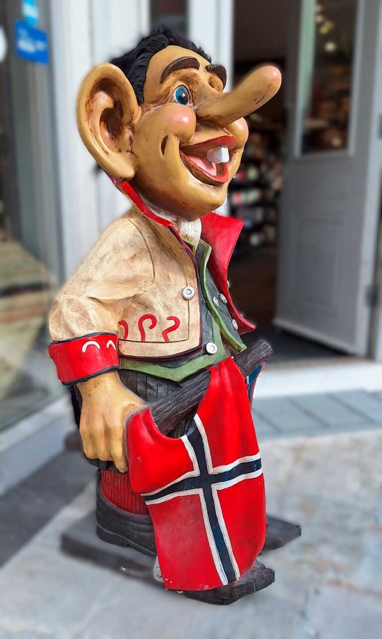 in Tromsø, ein Troll