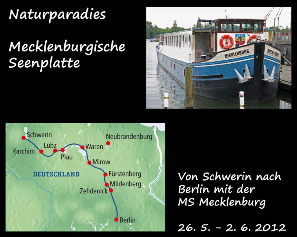 Von Schwerin nach Berlin mit der MS Mecklenburg