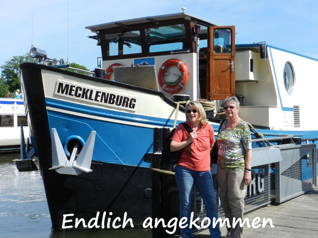 Schwerin, endlich angekommen; Erna, Erika