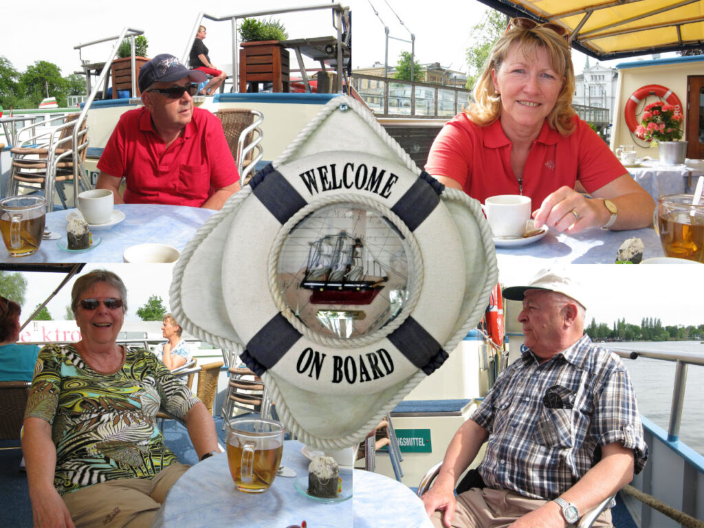 An Bord der MS Mecklenburg, Seppi, Erna, Erika, Armin