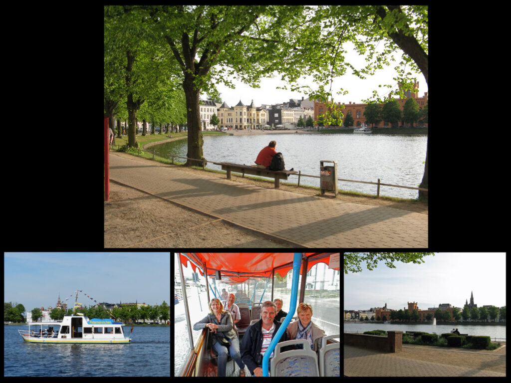 Schwerin, Reisegruppe mit Erna