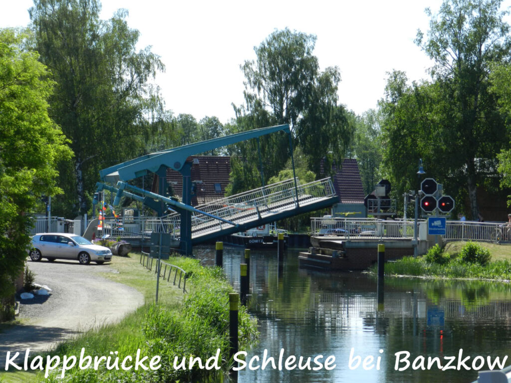 Schwerin - Parchim, Klappbrücke + Schleuse Banzkow