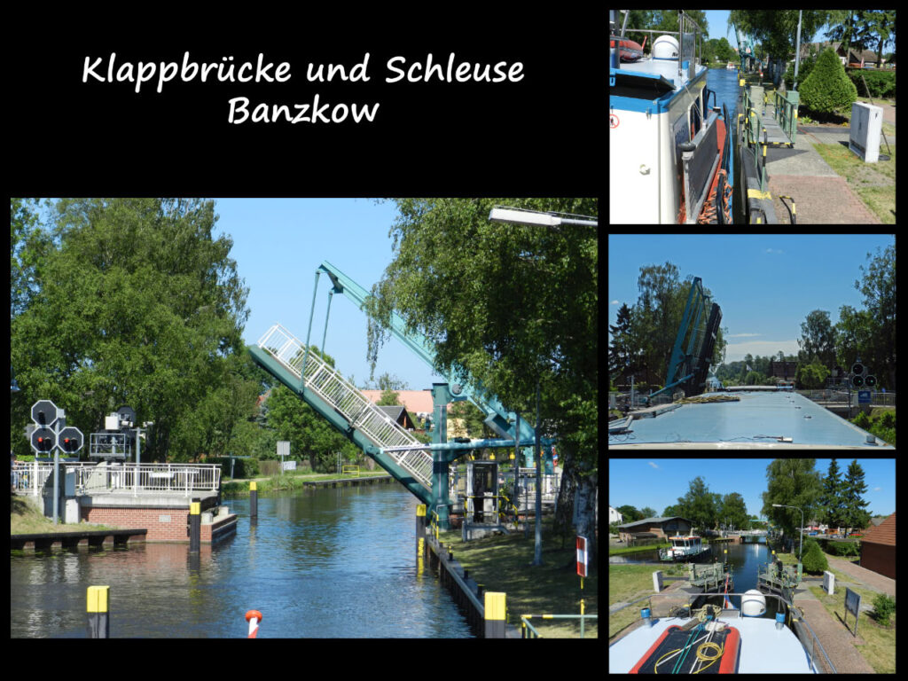 Schwerin - Parchim, Klappbrücke + Schleuse Banzkow