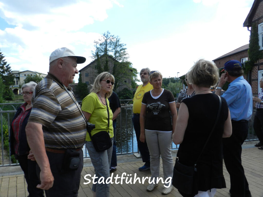 Parchim, Stadtführung; unter anderen Armin + Erna