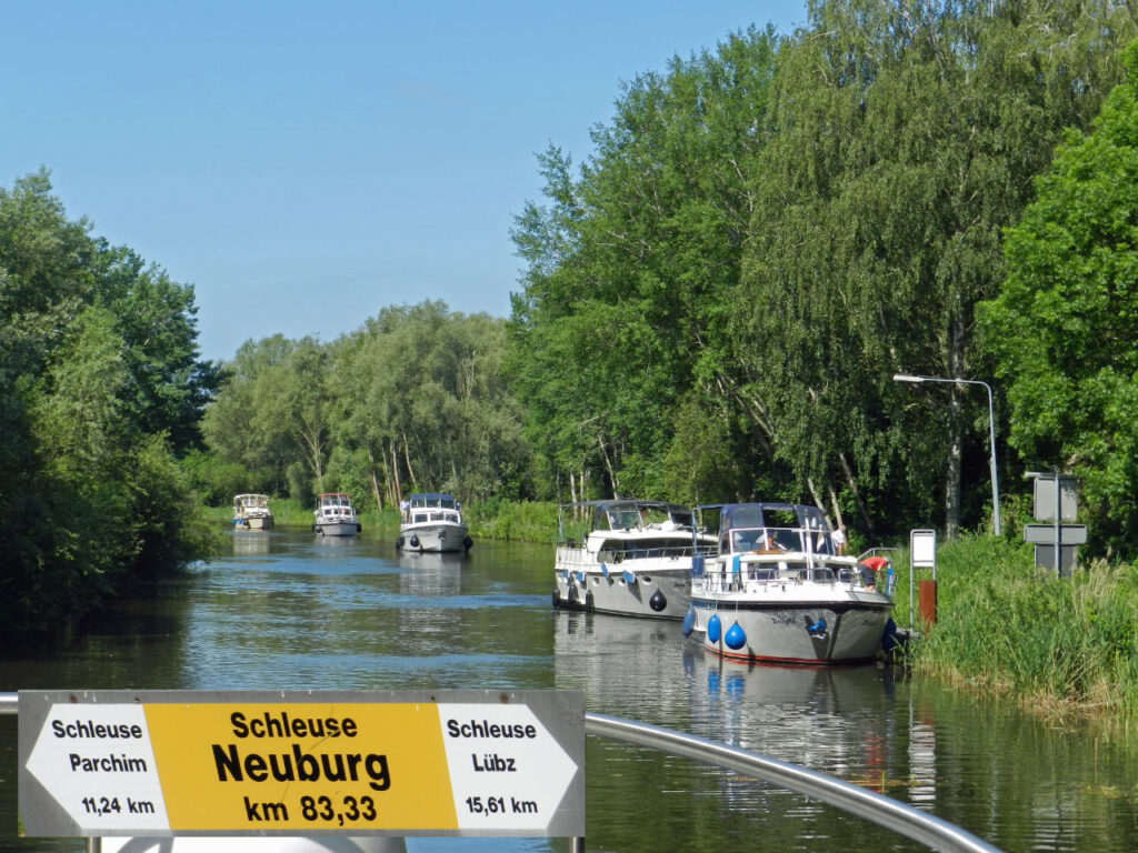 Parchim - Lübz, Müritz-Elde-Wasserstr., Schleuse Neuburg