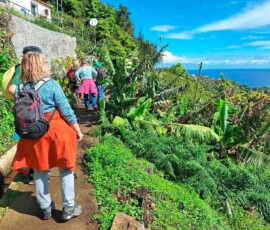 Unsere Wandergruppe an der Levada do Castelejo