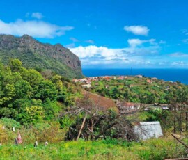 Aussicht an der Levada do Castelejo