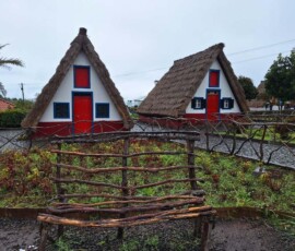 Strohdachhaus in Santana