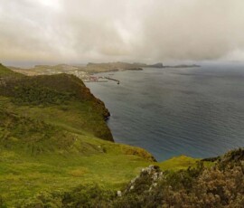 Blick Richtung Caniçal und Ponta de São Lourenço