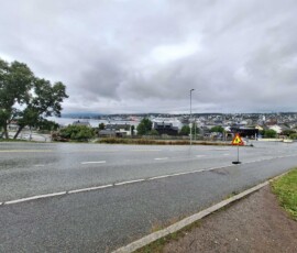 Strasse in Tromsø