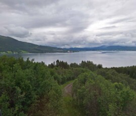 Fahrt von Tromsø nach Evens