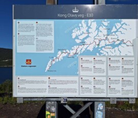 Karte der Lofoten