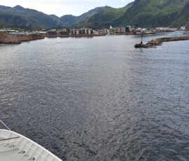 Einfahrt in Svolvaer