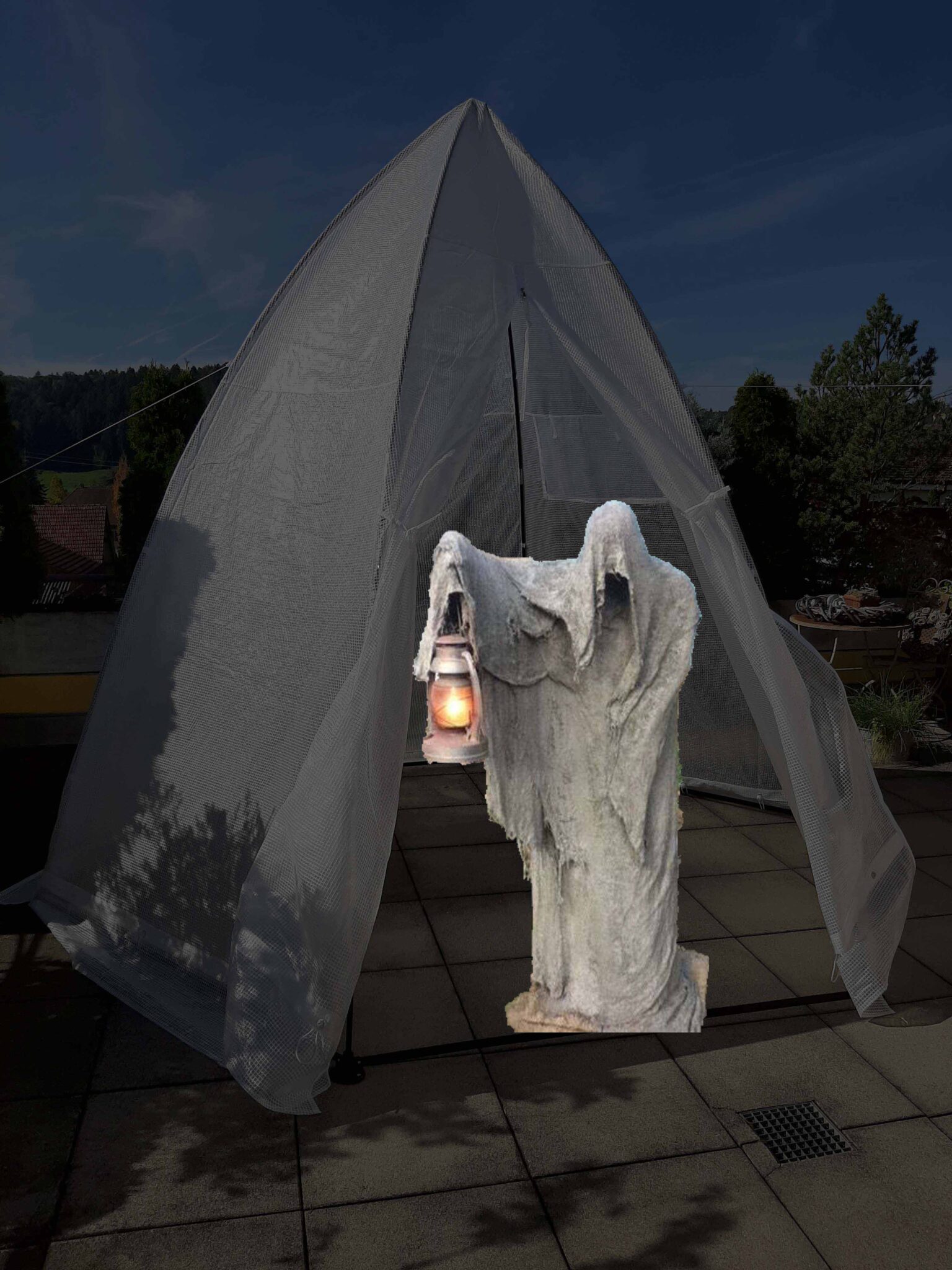 Gespenst im Wiesengrund